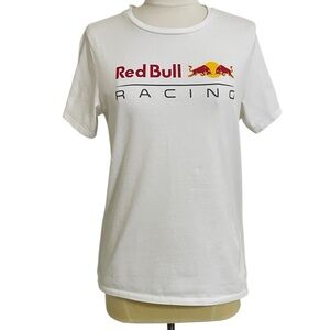 RED BULL Racing White Short Sleeve Graphic Tee Gives You Wings
